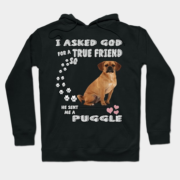 Beagle Pug Mom Christmas Gift, Baby Puggle Dad Lover Costume, Cute Puggle Hoodie by hugandmug